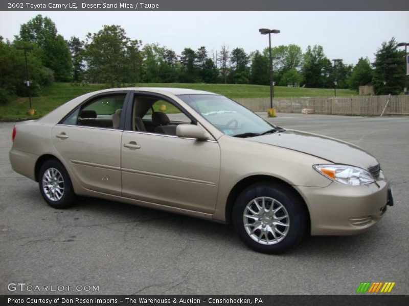 Desert Sand Mica / Taupe 2002 Toyota Camry LE