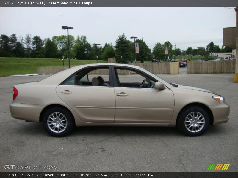 Desert Sand Mica / Taupe 2002 Toyota Camry LE