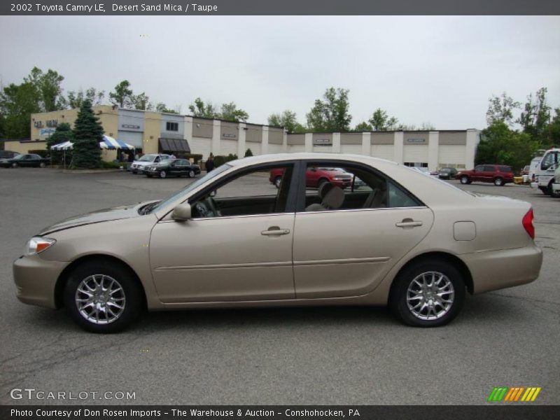 Desert Sand Mica / Taupe 2002 Toyota Camry LE