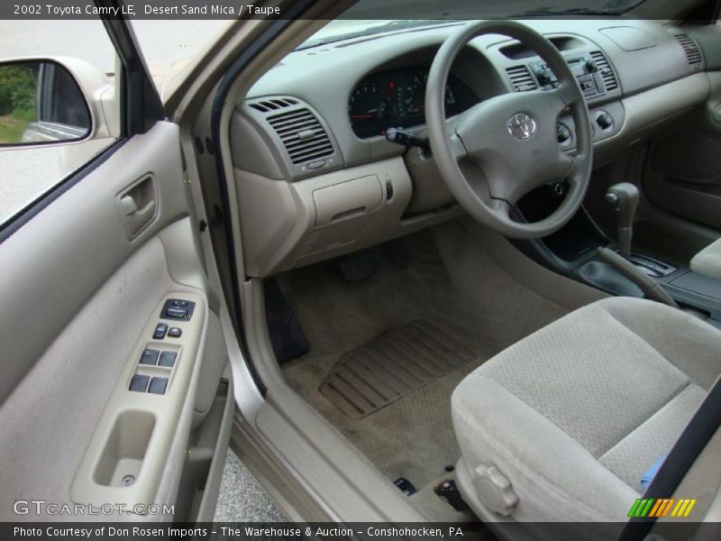 Desert Sand Mica / Taupe 2002 Toyota Camry LE