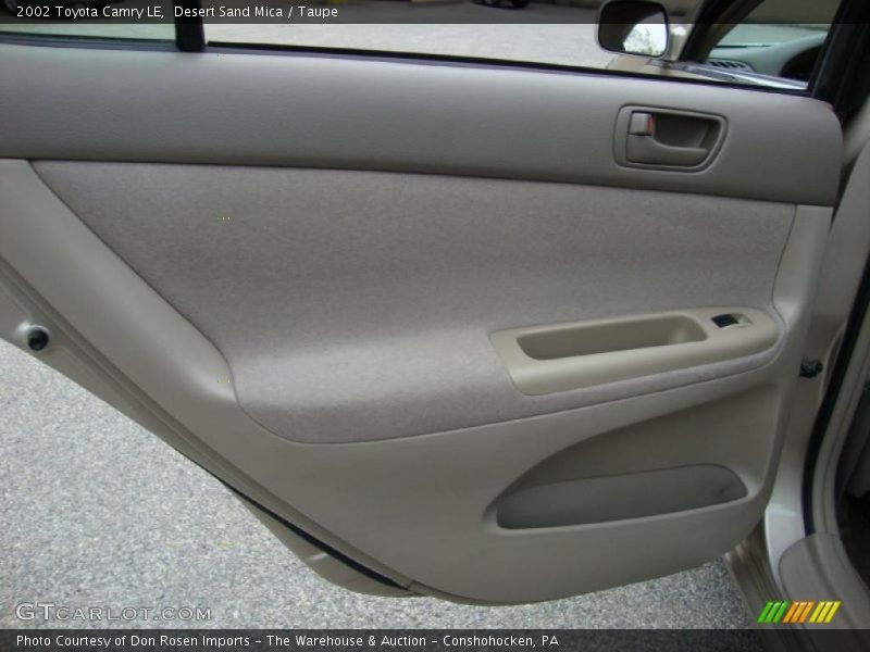 Desert Sand Mica / Taupe 2002 Toyota Camry LE