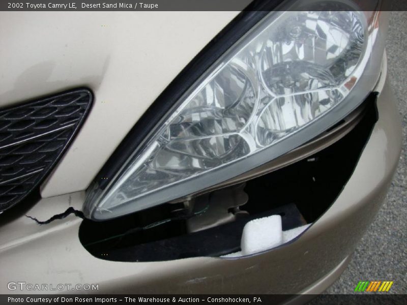 Desert Sand Mica / Taupe 2002 Toyota Camry LE
