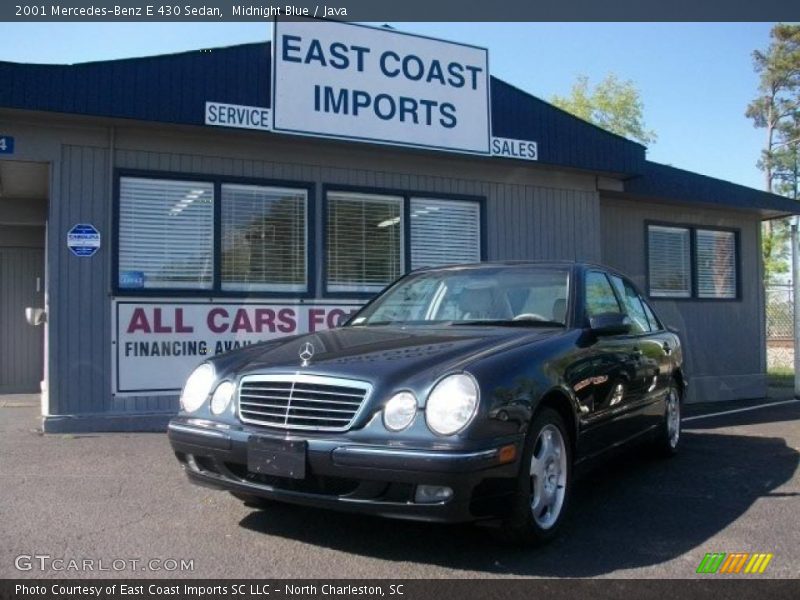 Midnight Blue / Java 2001 Mercedes-Benz E 430 Sedan