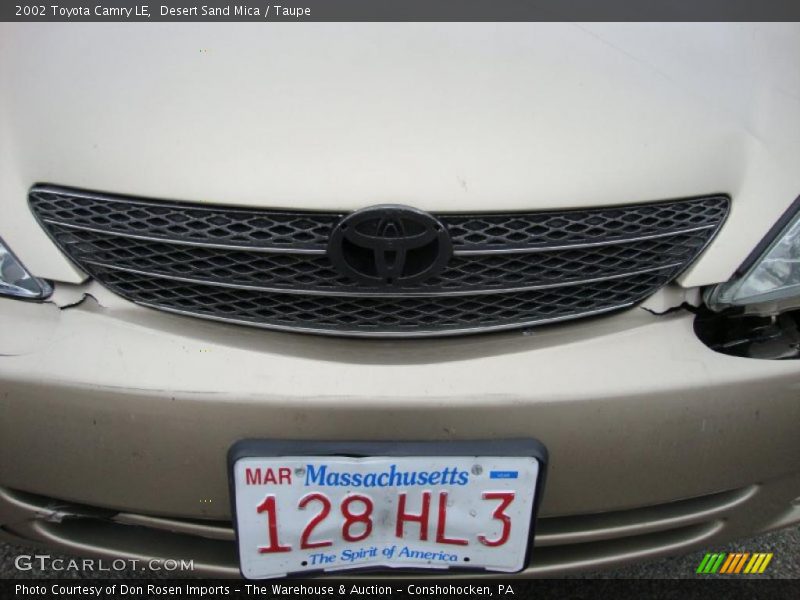 Desert Sand Mica / Taupe 2002 Toyota Camry LE
