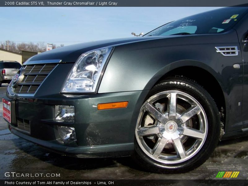 Thunder Gray ChromaFlair / Light Gray 2008 Cadillac STS V8