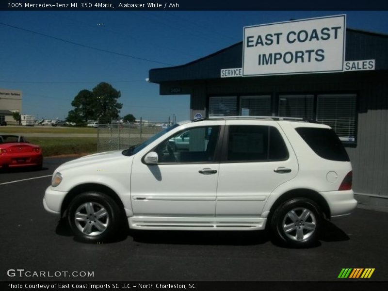 Alabaster White / Ash 2005 Mercedes-Benz ML 350 4Matic