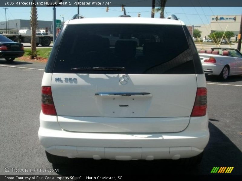 Alabaster White / Ash 2005 Mercedes-Benz ML 350 4Matic