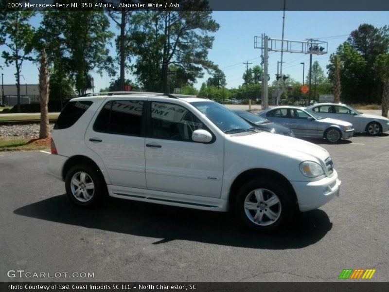 Alabaster White / Ash 2005 Mercedes-Benz ML 350 4Matic