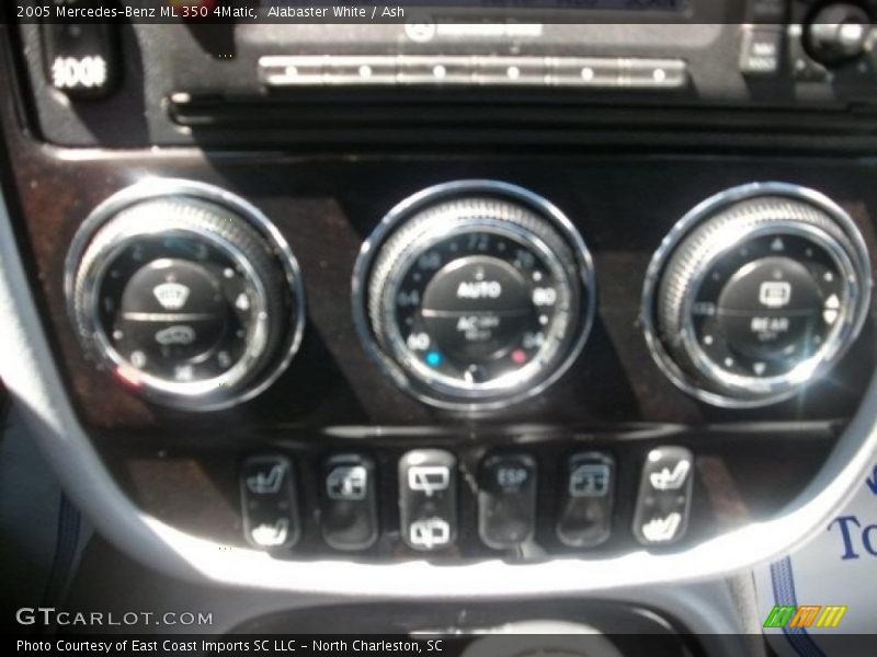 Alabaster White / Ash 2005 Mercedes-Benz ML 350 4Matic