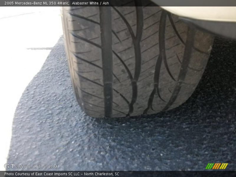Alabaster White / Ash 2005 Mercedes-Benz ML 350 4Matic