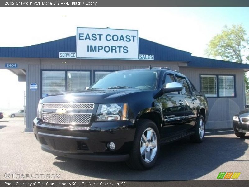 Black / Ebony 2009 Chevrolet Avalanche LTZ 4x4