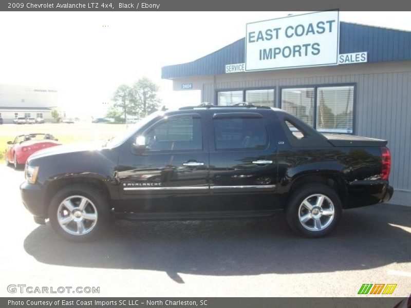 Black / Ebony 2009 Chevrolet Avalanche LTZ 4x4