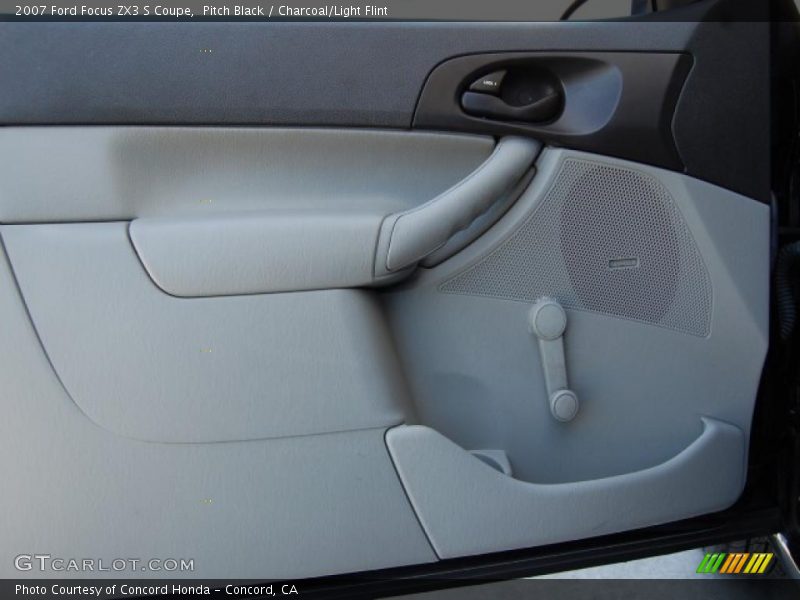 Pitch Black / Charcoal/Light Flint 2007 Ford Focus ZX3 S Coupe