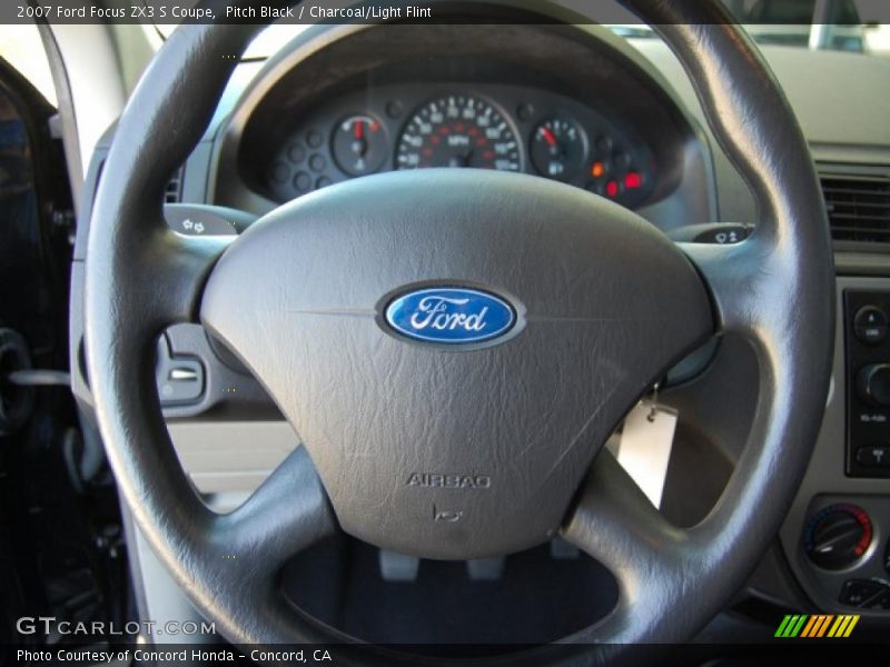 Pitch Black / Charcoal/Light Flint 2007 Ford Focus ZX3 S Coupe