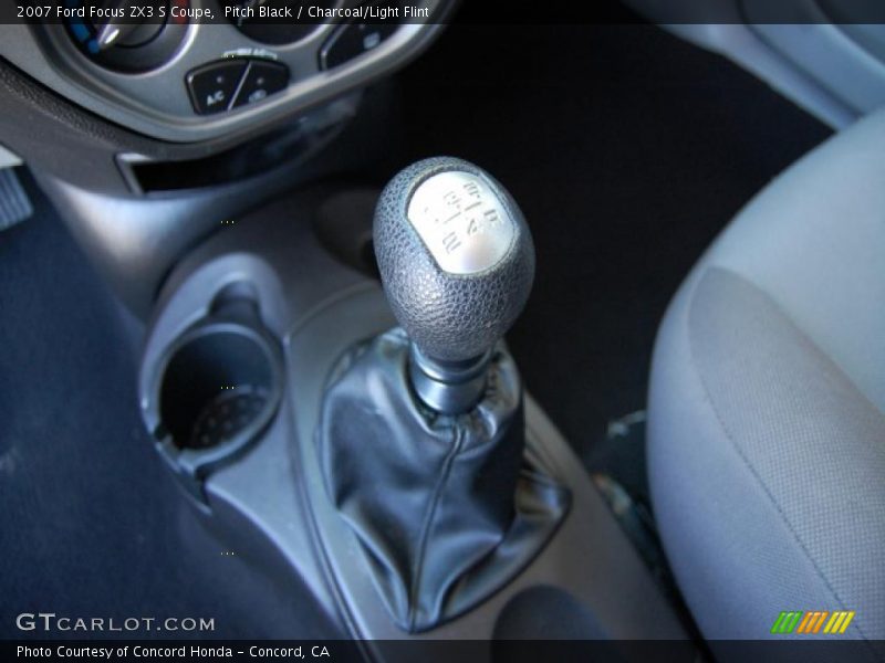 Pitch Black / Charcoal/Light Flint 2007 Ford Focus ZX3 S Coupe