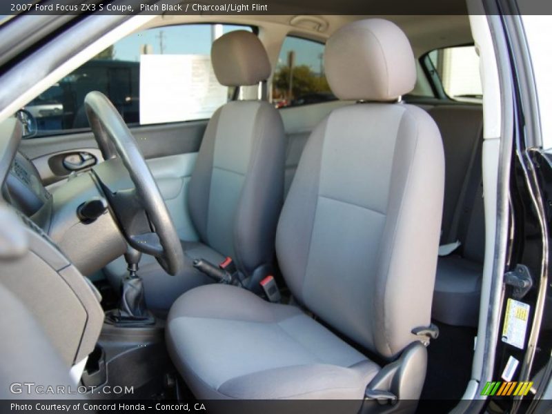 Pitch Black / Charcoal/Light Flint 2007 Ford Focus ZX3 S Coupe