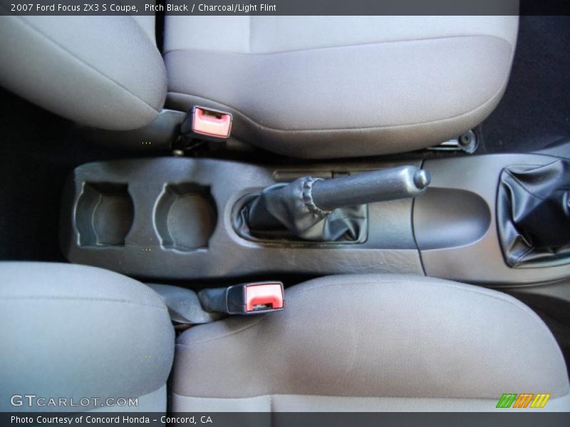 Pitch Black / Charcoal/Light Flint 2007 Ford Focus ZX3 S Coupe