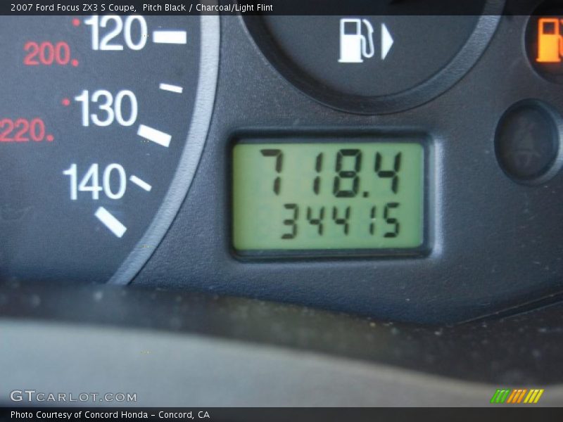 Pitch Black / Charcoal/Light Flint 2007 Ford Focus ZX3 S Coupe