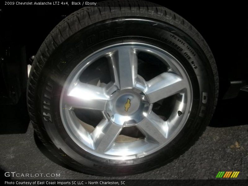 Black / Ebony 2009 Chevrolet Avalanche LTZ 4x4