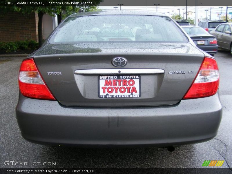 Phantom Gray Pearl / Stone 2002 Toyota Camry LE