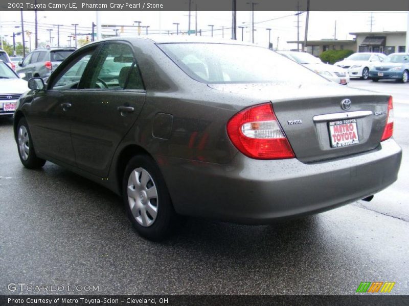 Phantom Gray Pearl / Stone 2002 Toyota Camry LE