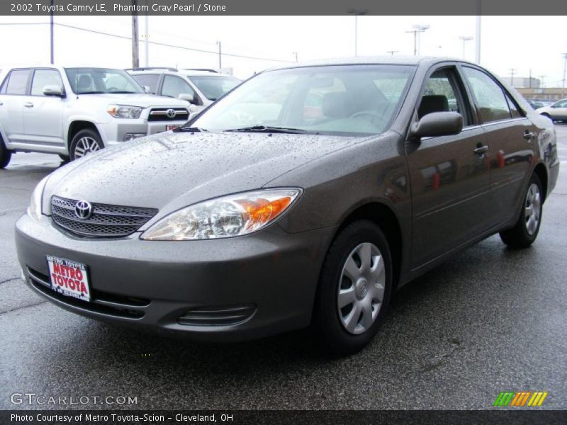 Phantom Gray Pearl / Stone 2002 Toyota Camry LE