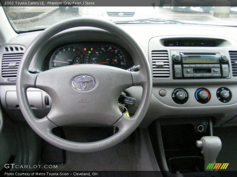 Phantom Gray Pearl / Stone 2002 Toyota Camry LE