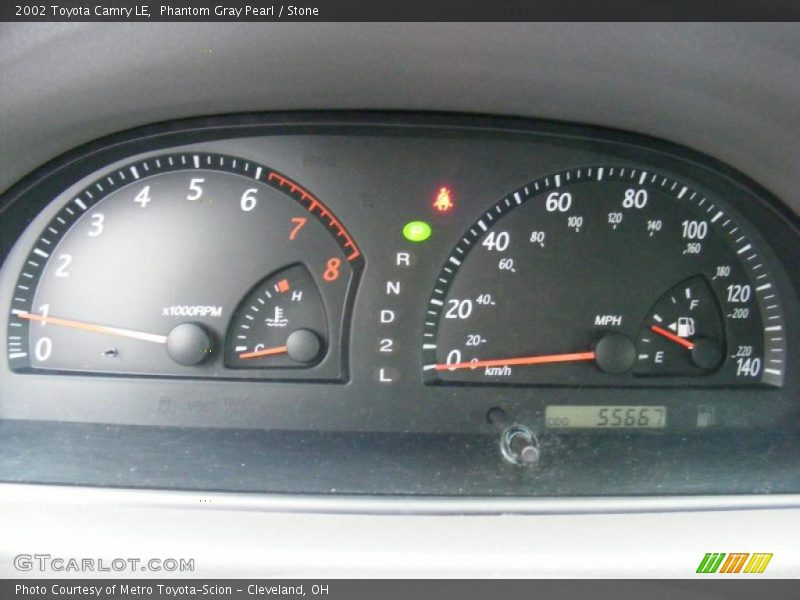 Phantom Gray Pearl / Stone 2002 Toyota Camry LE