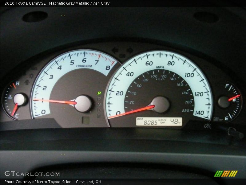 Magnetic Gray Metallic / Ash Gray 2010 Toyota Camry SE