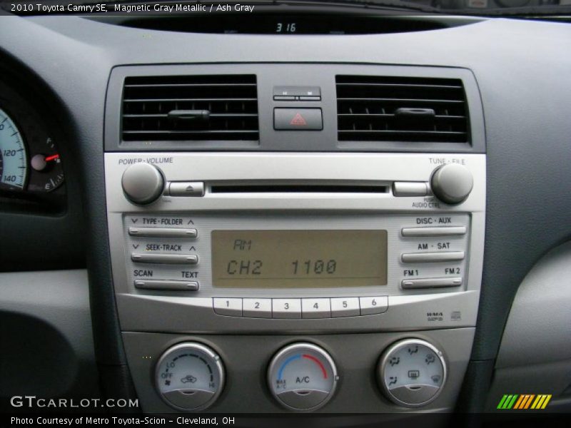 Magnetic Gray Metallic / Ash Gray 2010 Toyota Camry SE