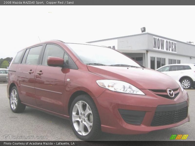 Copper Red / Sand 2008 Mazda MAZDA5 Sport