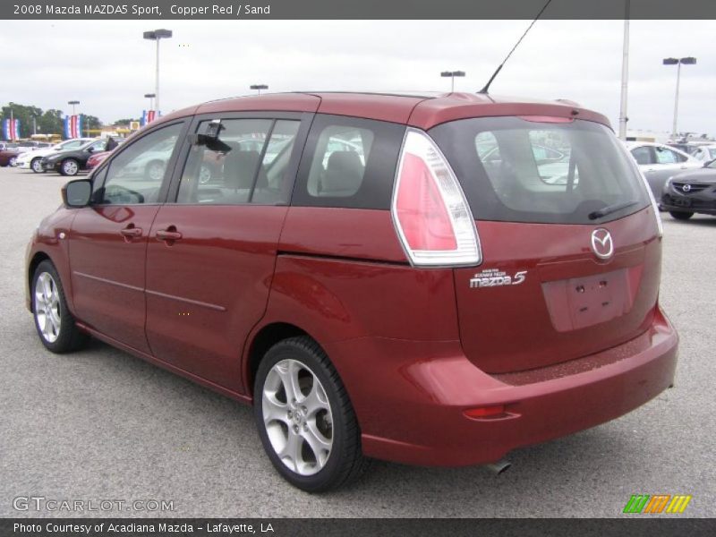 Copper Red / Sand 2008 Mazda MAZDA5 Sport