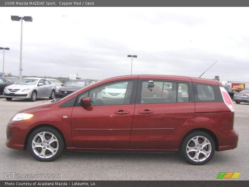 Copper Red / Sand 2008 Mazda MAZDA5 Sport