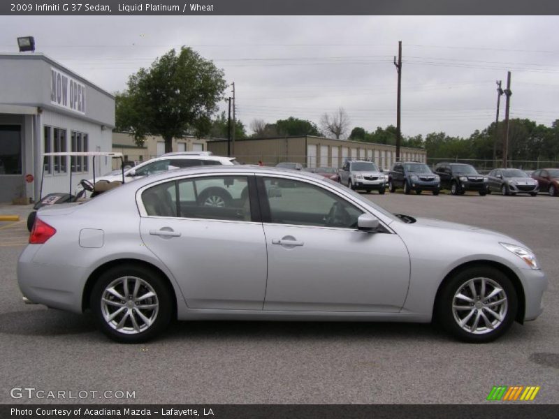 Liquid Platinum / Wheat 2009 Infiniti G 37 Sedan