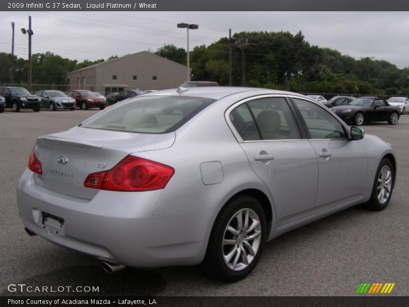 Liquid Platinum / Wheat 2009 Infiniti G 37 Sedan