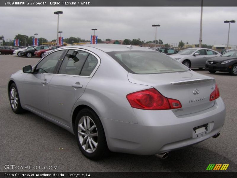 Liquid Platinum / Wheat 2009 Infiniti G 37 Sedan