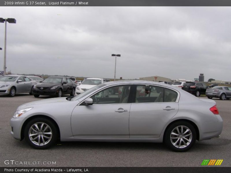 Liquid Platinum / Wheat 2009 Infiniti G 37 Sedan