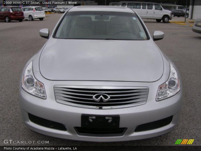 Liquid Platinum / Wheat 2009 Infiniti G 37 Sedan