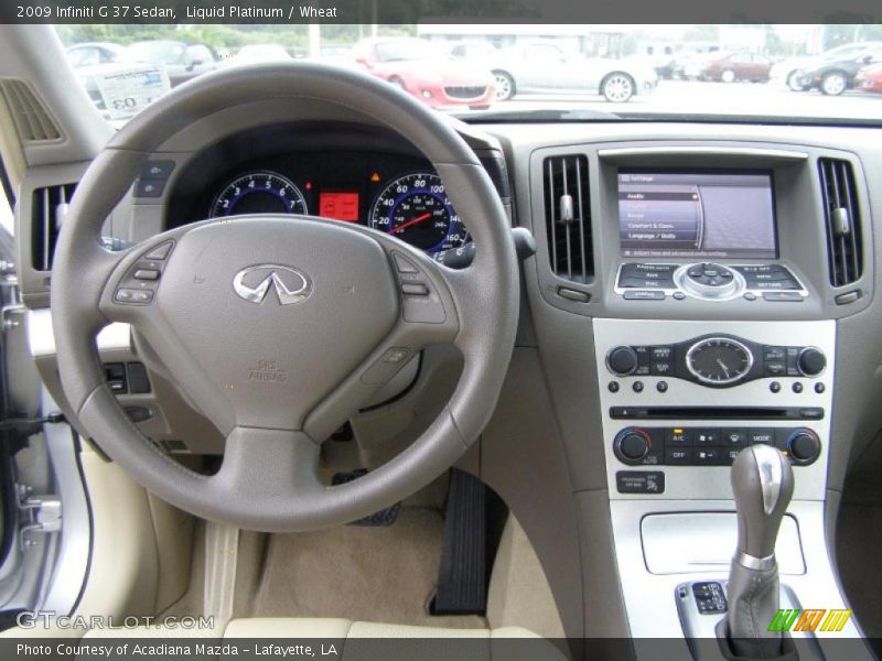 Liquid Platinum / Wheat 2009 Infiniti G 37 Sedan