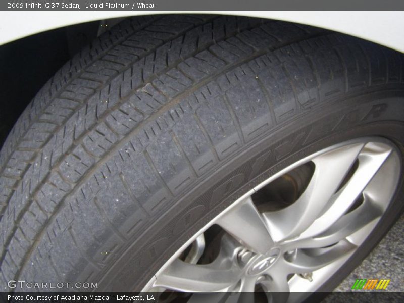 Liquid Platinum / Wheat 2009 Infiniti G 37 Sedan