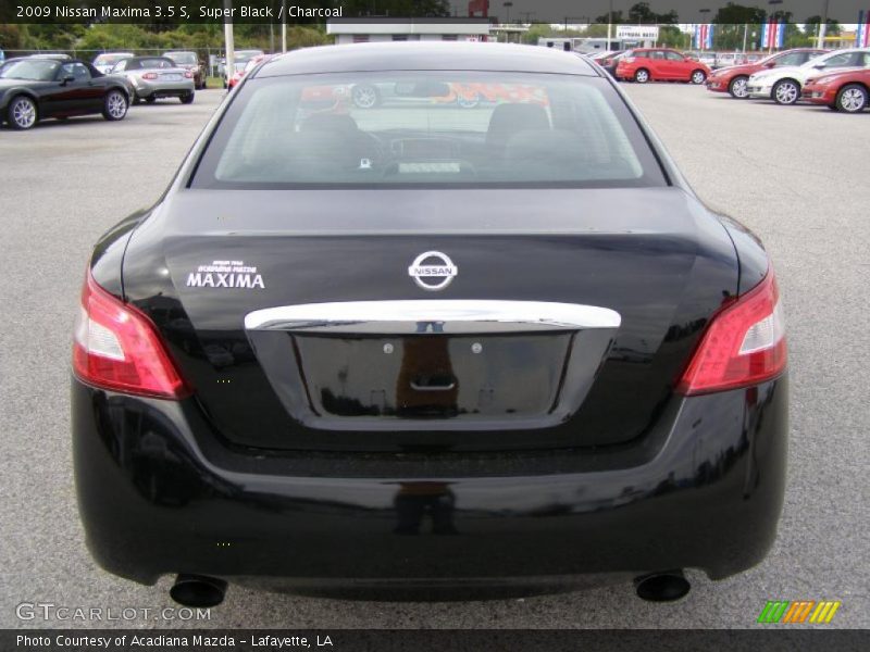 Super Black / Charcoal 2009 Nissan Maxima 3.5 S