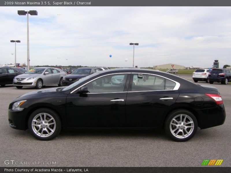 Super Black / Charcoal 2009 Nissan Maxima 3.5 S