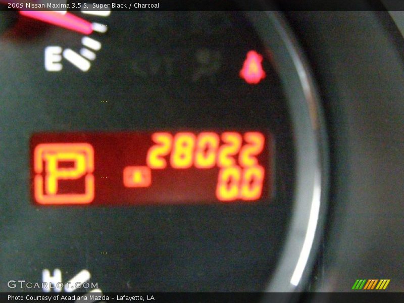 Super Black / Charcoal 2009 Nissan Maxima 3.5 S