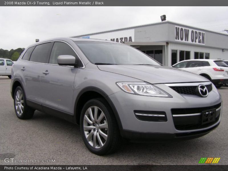 Liquid Platinum Metallic / Black 2008 Mazda CX-9 Touring