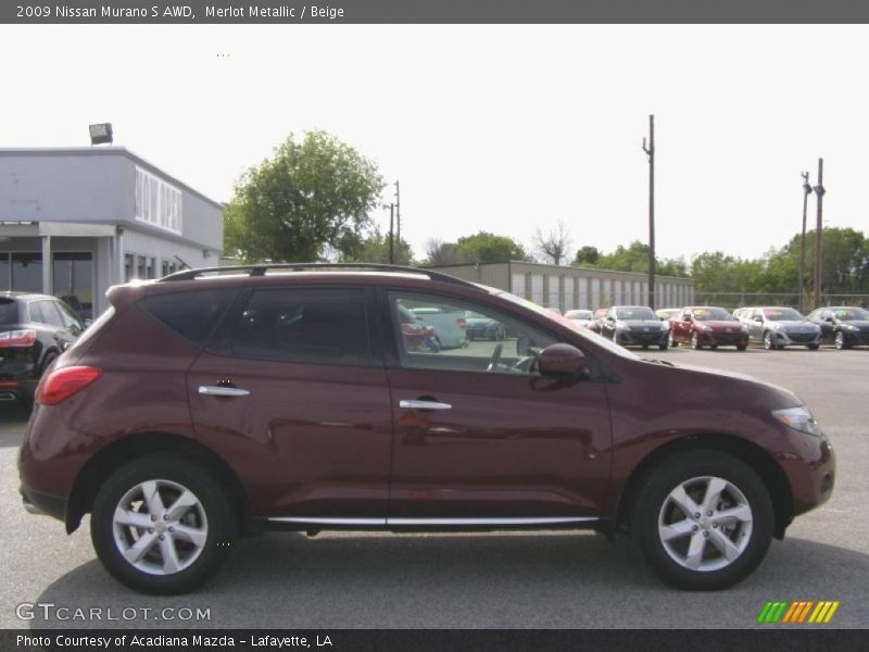 Merlot Metallic / Beige 2009 Nissan Murano S AWD