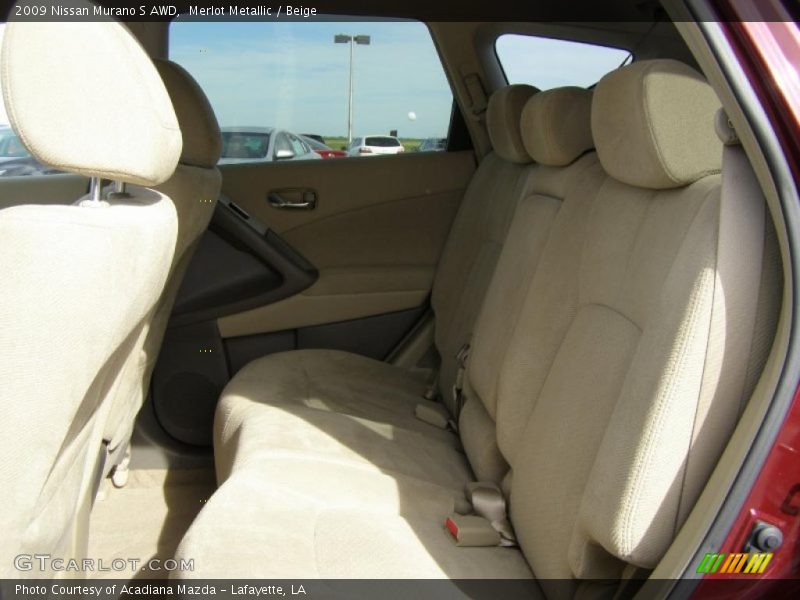 Merlot Metallic / Beige 2009 Nissan Murano S AWD