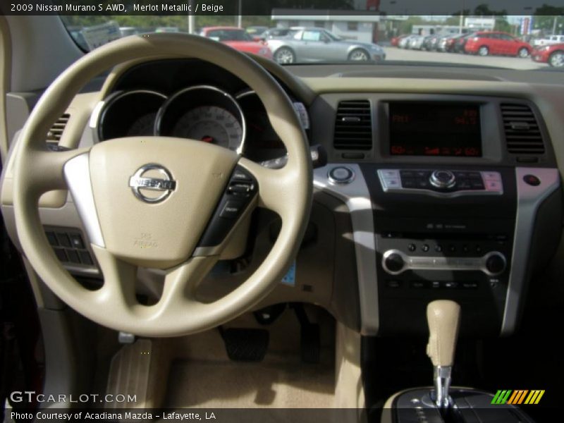 Merlot Metallic / Beige 2009 Nissan Murano S AWD