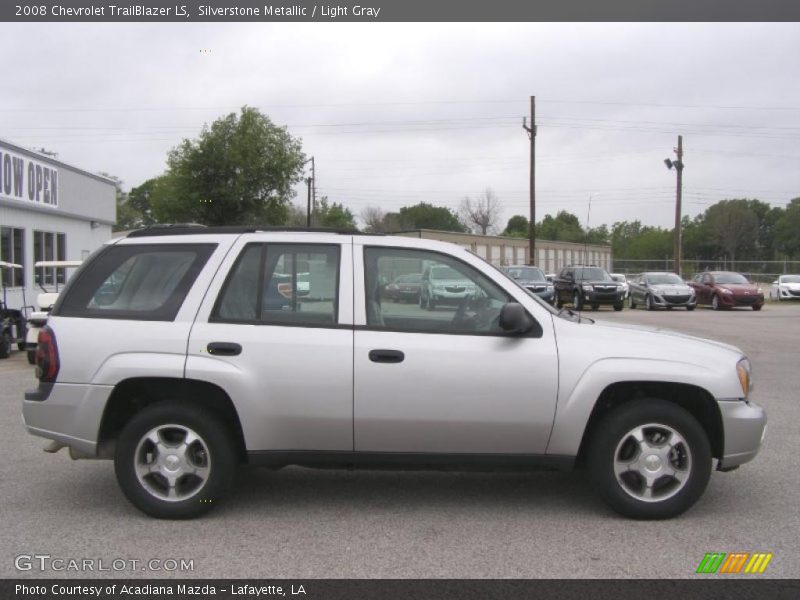 Silverstone Metallic / Light Gray 2008 Chevrolet TrailBlazer LS
