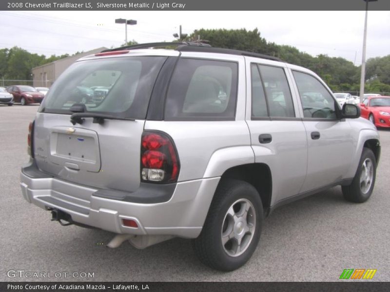 Silverstone Metallic / Light Gray 2008 Chevrolet TrailBlazer LS