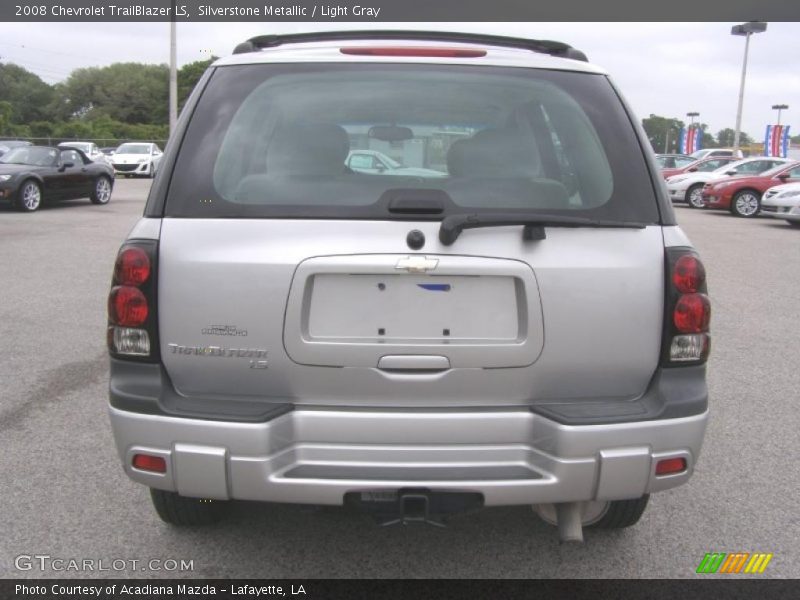 Silverstone Metallic / Light Gray 2008 Chevrolet TrailBlazer LS